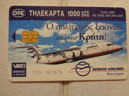 Greece Phonecard - Aviones