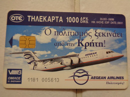 Greece Phonecard - Aviones