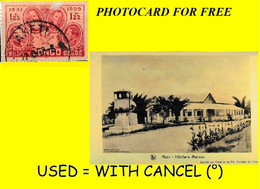 (°) AKETI BELGIAN CONGO / CONGO BELGE CANCEL STUDY [Q] WITH STAMP COB 186 + PHOTOCARD  FOR FREE - Abarten Und Kuriositäten