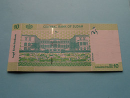 10 Pounds - March 2017 () Central Bank Of SUDAN ( For Grade, Please See Photo ) UNC ! - Soedan