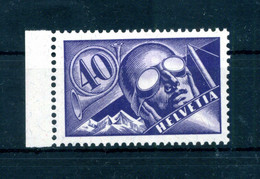 1923-27 SVIZZERA N. A7 Posta Aerea MNH **, 40c. Violetto E Malva - Unused Stamps