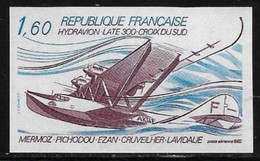 France Non Dentelé P.A N°56**, Hydravion Laté 300 "Croix Du Sud" Cote 60€.. - 1981-1990