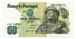 PORTUGAL - 20 Escudos 27. 7. 1971. P173, UNC. (P004) - Portugal