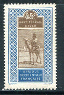 HAUT SENEGAL ET NIGER- Y&T N°29- Neuf Avec Charnière * - Unused Stamps