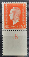 France 1945 N°685 Avec Numero 1B BdF **TB - 1944-45 Maríanne De Dulac