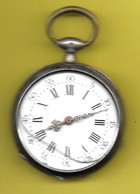Ancienne Montre Gousset Cylindre 10 Rubis état Moyen - Watches: Old