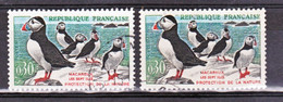 France  1274a Variété Pattes Noires Bec Cassé Et Normal  Oblitéré Used - Used Stamps