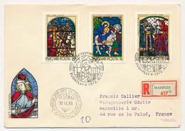 Hongrie - 2 Env FDC - Vitraux De Matyas Irodeakja - Budapest - 15/9/1972 - FDC