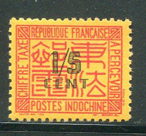 INDOCHINE- Taxe Y&T N°57- Neuf Avec Charnière * - Portomarken