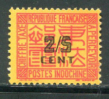 INDOCHINE- Taxe Y&T N°58- Neuf Avec Charnière * - Segnatasse