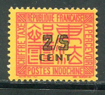 INDOCHINE- Taxe Y&T N°58- Neuf Avec Charnière * - Postage Due
