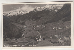 C2937) Panoram MADRANO - Valle AIROLO - Häuser Kirche Alte FOTO AK Mit Passo San Gottardo - Airolo