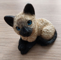 MINIATURE - MINIATURES ANIMAUX -  CHAT COUCHÉ - Dieren