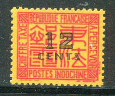 INDOCHINE- Taxe Y&T N°68- Neuf Sans Gomme - Postage Due