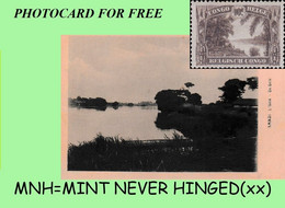 (°) AMADI BELGIAN CONGO / CONGO BELGE STUDY [T] WITH MNH (original Gum) STAMP COB 168 UELE RIVER + PHOTOCARD  FOR FREE - Neufs