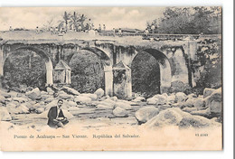 CPA Puente De Acahuapa San Vicente - El Salvador