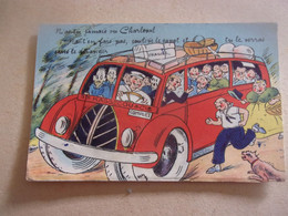 ♥️    CHARLEVAL  MULTIVUES A SYSTEME SOULEVE LE CAPOT ET TU VERRAS CHARLEVAL AUTOBUS 1953 - Autres & Non Classés