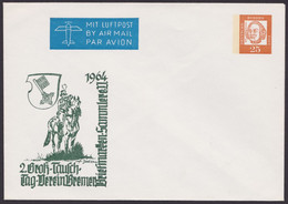 PU 22 C2/01, Seltener Luftpost-Umschlag, 1964 - Privé Briefomslagen - Ongebruikt