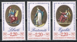 REV 10 - FRANCE N° 2573/75 Neufs** Bicentenaire De La Révolution - Ungebraucht