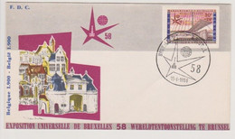 1047 V - Expo 1958 - België 1900 - Kras Door Un/iverselle - Otros & Sin Clasificación