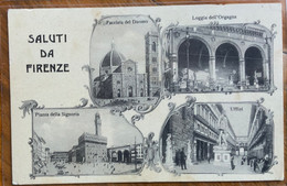 GRUSS AUS FIRENZE -  SALUTI DA FIRENZE - VIAGGIATA 1913 - P.F.253- 779 - Lucca
