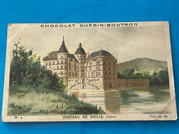 Chocolat GUÉRIN-BOUTRON Image -Chromo Ancienne - Château  De Vizille ( Isère ) - Chocolat