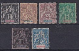 Réunion N°32/37 - Oblitéré - TB - Used Stamps