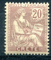Crète              8  * - Unused Stamps