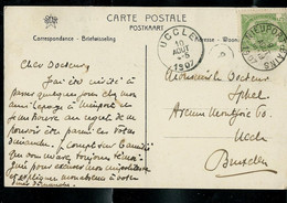 Carte-vue: Nieuport-Ville : L'Arche De Noé -- Obl. NIEUPORT-BAINS 1907 - Landelijks Post