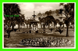 TORQUAY, DEVON, UK - PAVILION AND PRINCESS GARDENS - EXCEL SERIES - REAL PHOTOGRAPH - - Torquay