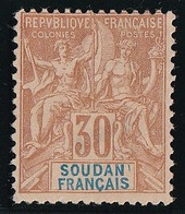 Soudan N°11 - Neuf Sans Gomme - 1 Point De Pelurage Sinon TB - Unused Stamps
