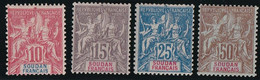Soudan N°16/19 - Neuf * Avec Charnière - TB - Unused Stamps