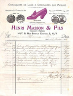 Huy - Chaussures De Luxe & Ordinaires Henri Masson & Fils 1916 - 1900 – 1949