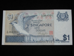 SINGAPOUR  1 One Dollar 1976 - SINGAPORE  - Billet Neuf - UNC  !!! **** ACHAT IMMEDIAT *** - Singapour