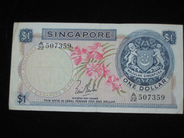 SINGAPOUR  1 One Dollar 1967-1972 - SINGAPORE   **** ACHAT IMMEDIAT *** - Singapur