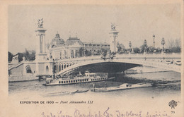 AK - Paris - Weltausstellung - 1900 - Pont Alexandre III - Expositions