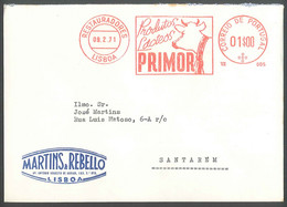 Cover Circulated 1971 - Portugal Publicidade Advertising Publicity PRIMOR PRODUTOS LACTEOS Martins & Rebello - Covers & Documents