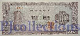 SOUTH KOREA 10 WON 1962/65 PICK 33e XF - Korea (Süd-)