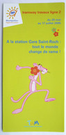 FLYERS TRAMWAY MONTPELLIER - LA PANTHERE ROSE - 2005 (2) - Objets Publicitaires