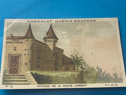 Chocolat GUÉRIN-BOUTRON Image -Chromo Ancienne - Château De La Roche Lambert - Schokolade