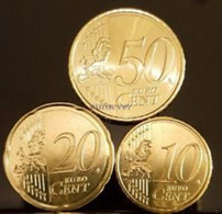 Cyprus   2022     10-20 En 50    Cent   UNC Uit De Rol  UNC Du Rouleaux  !! - Cipro