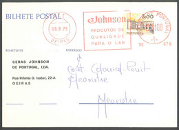 Cover Circulated 1978 Portugal Publicidade Advertising Publicity JOHNSON & JOHNSON CERAS DE PORTUGAL - Storia Postale