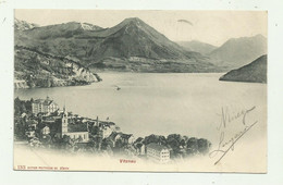 VITZNAU 1905  - VIAGGIATA   FP - Vitznau