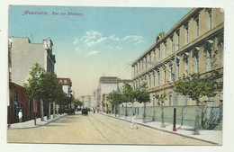 ALEXANDRIE - RUE 1 ER KHEDIVE 1920  - VIAGGIATA   FP - Alexandrië