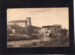 118390          Francia,    Mane,    Eglise,    Mairie  Et  Pont,    NV(scritta) - Forcalquier