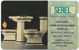 Turkey - TT - Alcatel - R Advert. Series - Serel Bathroom Accessories, R-23, 60U, 06.1994, 251.400ex, Used - Türkei