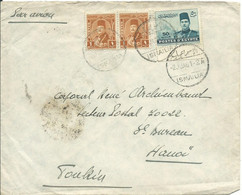 EGYPTE LETTRE à 52 M DE ISMAILIA POUR HANOI ( TONKIN  / VIETNAM ) DE 1946 LETTRE COVER - Briefe U. Dokumente