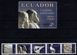 2004 Equador, Sculture Dell'Equador, Serie Completa Nuova (**) - Ecuador