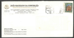 Cover Circulated 1953  Portugal Publicidade AdvertisingJOÃO MACHADO DA CONCEIÇÃO COMERCIO E INDUSTRIA S.A.R.L - Storia Postale