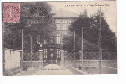 ARMENTIERS - Collège De Jeunes Filles - Entrée Du Bâtment Central - Armentieres